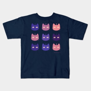 9 Sunset Kitty by Sunnie Meowtlu Kids T-Shirt